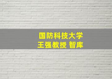 国防科技大学王强教授 智库